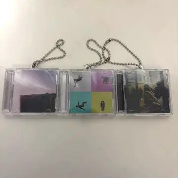 마카로니 연필 CD풍 키링