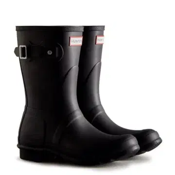 HUNTER 헌터 장화 오리지널 숏 백 레인부츠