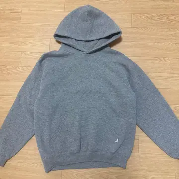 90s RUSSELL 후드티 러셀 무지 그레이