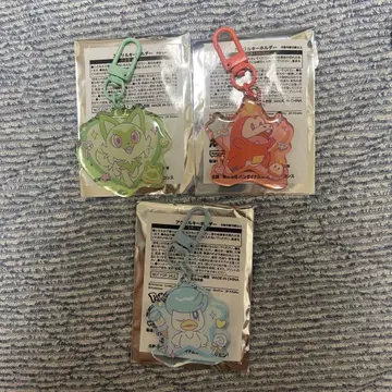 남코 꾸왁스 냐오하 뜨아거 아크릴 키링 포켓몬