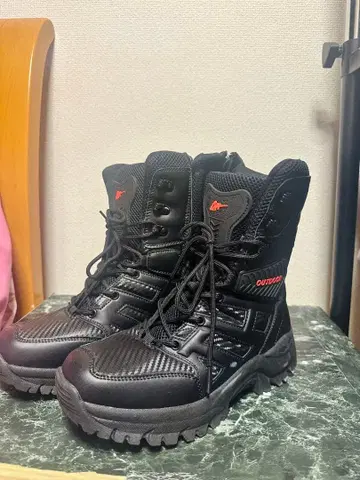 바이크용 라이딩 부츠 블랙 거의 미사용