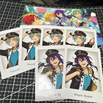 앙스타 10주년 전시회 특전 파샤츠 아야세 마요이 카제하야 타츠미 엽서