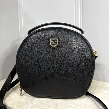 컨디션 최상 FURLA 훌라 서클 숄더백 도티 블랙