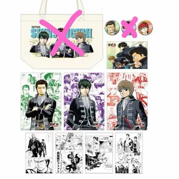 은혼전 신선조 세트 백 히지카타 캔뱃지 제외