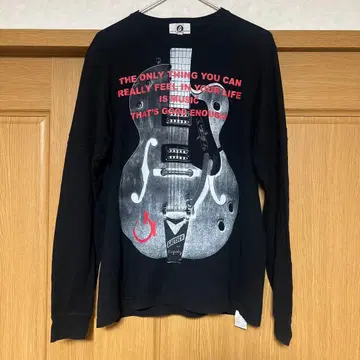 [ 희소 ] GOODENOUGH 그레치 기타 롱T 후지와라 히로시 M
