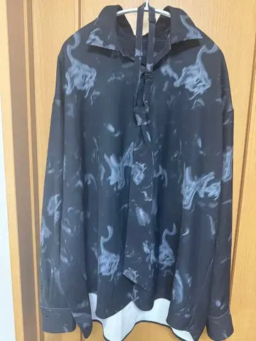 HARE MELT 플라워 보타이 셔츠 (넥타이 포함)