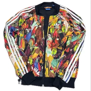 아디다스 팜 컴퍼니 새 올 패턴 저지 트랙 탑