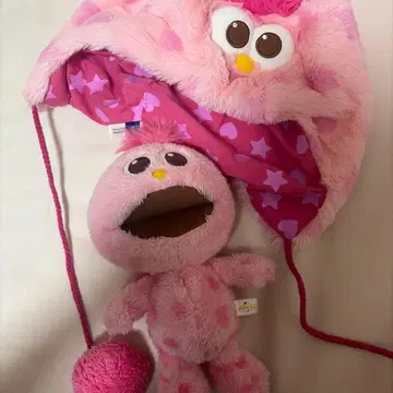 모피 팬캡 봉제 인형 S