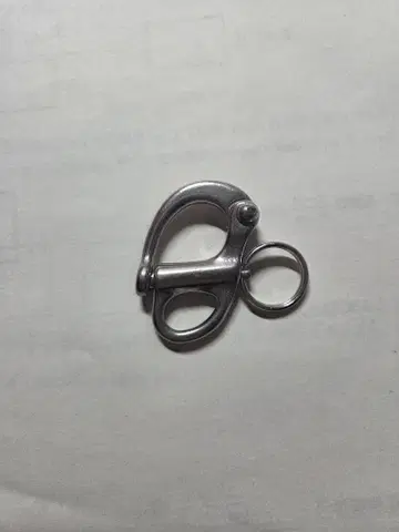 카라비너 실버 후크 포함 키링