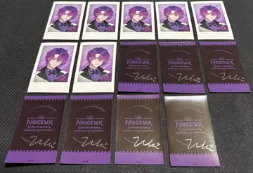 니지산지EN 폴라로이드풍 카드 Noctyx 1주년 우키 비올레타 14장