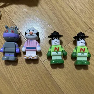 호빵맨 블록 라보 스윙 캡슐 토이 4체 세트