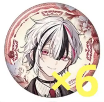 악마 집사와 검은 고양이 아쿠네코 4주년 글리터 캔뱃지 벨리안