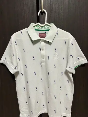 [ L 사이즈 ] MARK & LONA 골프 피케 셔츠 스컬 자수 일본제