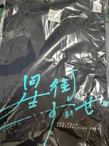 호시마치 스이세이 아소 락 페스티벌 T셔츠 L 사이즈