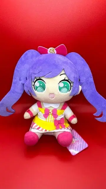 마나카 라라 프리파라 5주년 앉은 봉제 인형