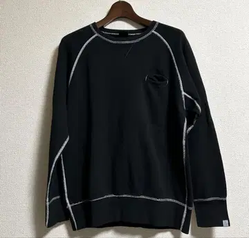 LOOPWHEELER 루프 휠러 화이트 스티치 맨투맨