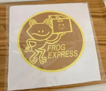 [ 한정품 ] 춤추는 대수사선 개구리 택배 손수건