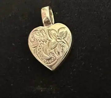 실버 925 참 하와이안 주얼리 하트 탑 S925