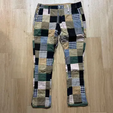 Keikii 케이키 무챠챠 패치워크 팬츠 사이즈 6 성인 사이즈