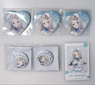 학원 아이돌 마스터 학마스 시노자와 히로 GiGO 하트 캔뱃지 미니 캔