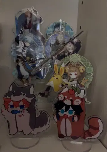 원신 아크릴 스탠드 묶음 판매 중운 타르탈리아 봉제 인형