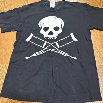 MTV jackass 스컬 크로스본 T셔츠 M