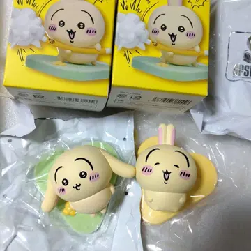 치이카와 (먼작귀) 토끼투성이 피규어 늘어진 귀 천사의 고리 토끼