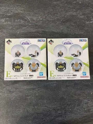 제일복권 원피스 E상 세라피움 미니 피규어 전 4종 2개 세트