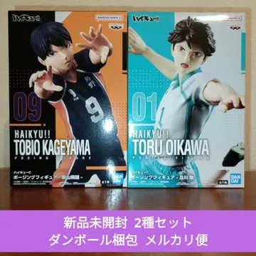하이큐 포징 피규어 2종 세트 카게야마 토비오 오이카와 토오루
