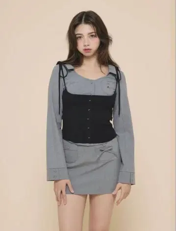 andmary Maya 블라우스 니트 세트 업 그레이