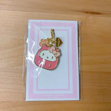 사만다 타바사 헬로키티 달마 지퍼 참 키링 새상품