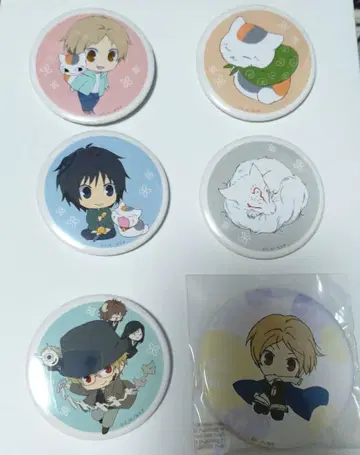 나츠메 우인장 캔뱃지 6개 세트