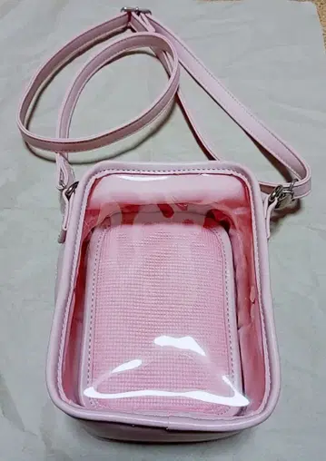 WEGO 컬러풀 체인 누이통 숄더 핑크