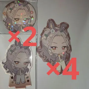 앙스타 애니카페 아크릴 스탠드 캔뱃지 스티커 란 나기사