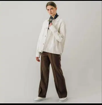 AURALEE WASHED HARD TWIST DENIM BLOUSON