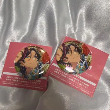 앙스타 10주년 전시회 CANBA 캔뱃지 히다카 켄토 2점 세트 캔뱃