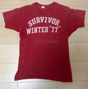 50s 60s 빈티지 마요 스프루스 티셔츠 페이드