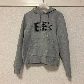 ENZOBLUES 체크 로고 후드티