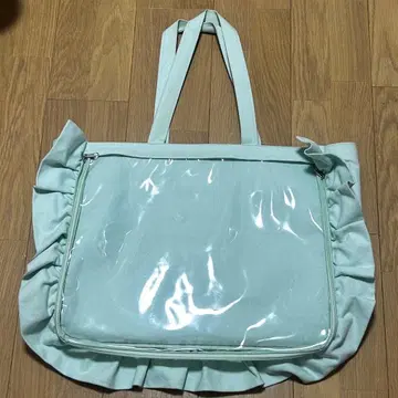 [ A3 ] 이타백 프릴 토트백 캐리온백 민트 그린