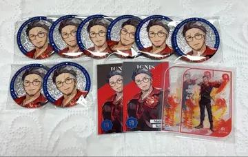 니지산지 8주년 폴라로이드풍 카드 캔뱃지 클리어 카드 마이모토 케이스케