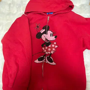 미니 마우스 후드 부착 후드티
