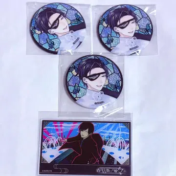 고서점 거리의 하시히메 카라테츠 캔뱃지 아크릴 카드 박사 세트