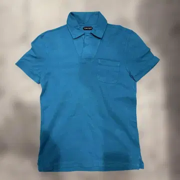 톰포드 블루 피케 셔츠 46