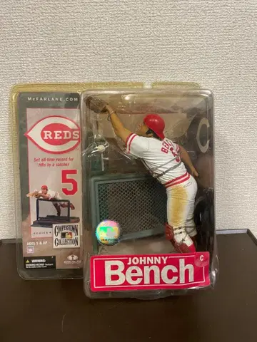 레어! 조니 벤치 레즈 맥팔렌 피규어 쿠퍼스타운 시리즈