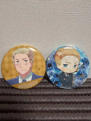 헤타리아 독일 캔뱃지 히마루야 히데카즈