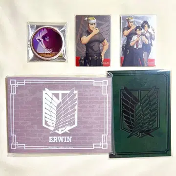 진격의 거인 나고야 FESTA 최애 캐릭터 캔뱃지 스키야 노트 엘빈