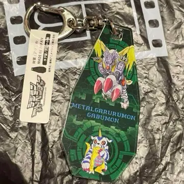 디지몬 택형 키링 가브몬 메탈가루루몬