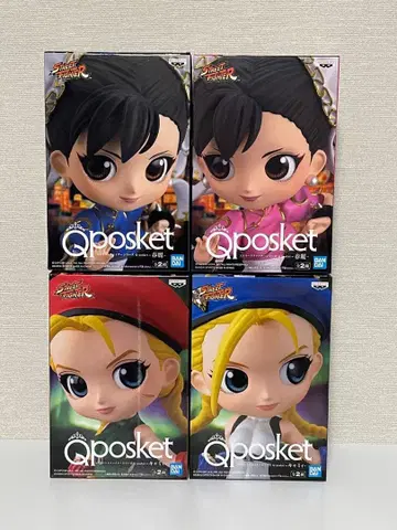 새상품 스트리트 파이터 Qposket 춘리 캐미 4체 세트