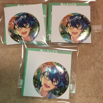 앙스타 전시회 10주년 캔뱃지 아오바 츠무기 Switch