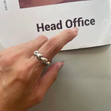 [ 미사용 새상품 ] s925 하트 반지